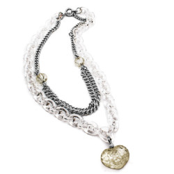 NECKLACE FOLLI FOLLIE WOMAN 4N0T096CM (40CM )